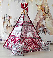 Вігвам та аксесуари великий ігровий намет для дітей курінь Новий Стиль БОН БОН Повний комплект!, фото 6