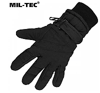 Зимние перчатки Mil-Tec Thinsulate 3M, тактические перчатки зимние, черные