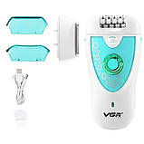 Епілятор 2 в 1 VGR V-722, зелений (SH019268), фото 5