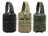 Сумка тактична через плече Smartex 3P Tactical 15 ST-089 khaki, фото 6
