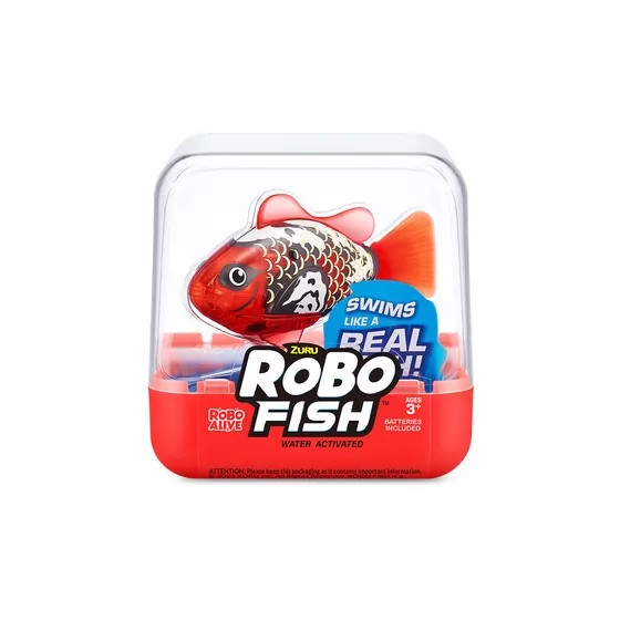 Інтерактивна іграшка Robo Alive S3 - Роборибка (червона) 7191-1