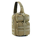 Сумка тактична через плече Smartex 3P Tactical 15 ST-089 khaki, фото 3