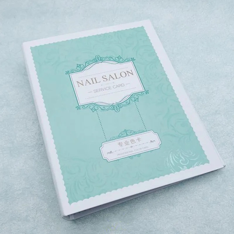 Каталог (альбом) для демонстрації типів та вій Nail Salon Зелений, фото 1
