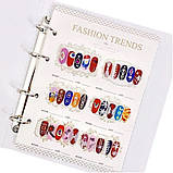 Каталог (альбом) для демонстрації типів та вій Nail Salon Зелений, фото 3