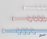 Карниз для шторки у ванну телескопічний металевий, фото 2