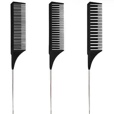 Комплект гребінців для мелірування Hots Professional Awesome Comb Black, 3 шт (HP98000)