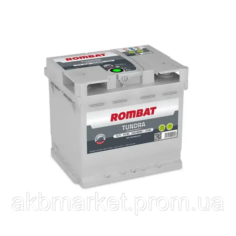 Акумулятор Rombat TUNDRA 55Ah 540 A (0) E155 R+
