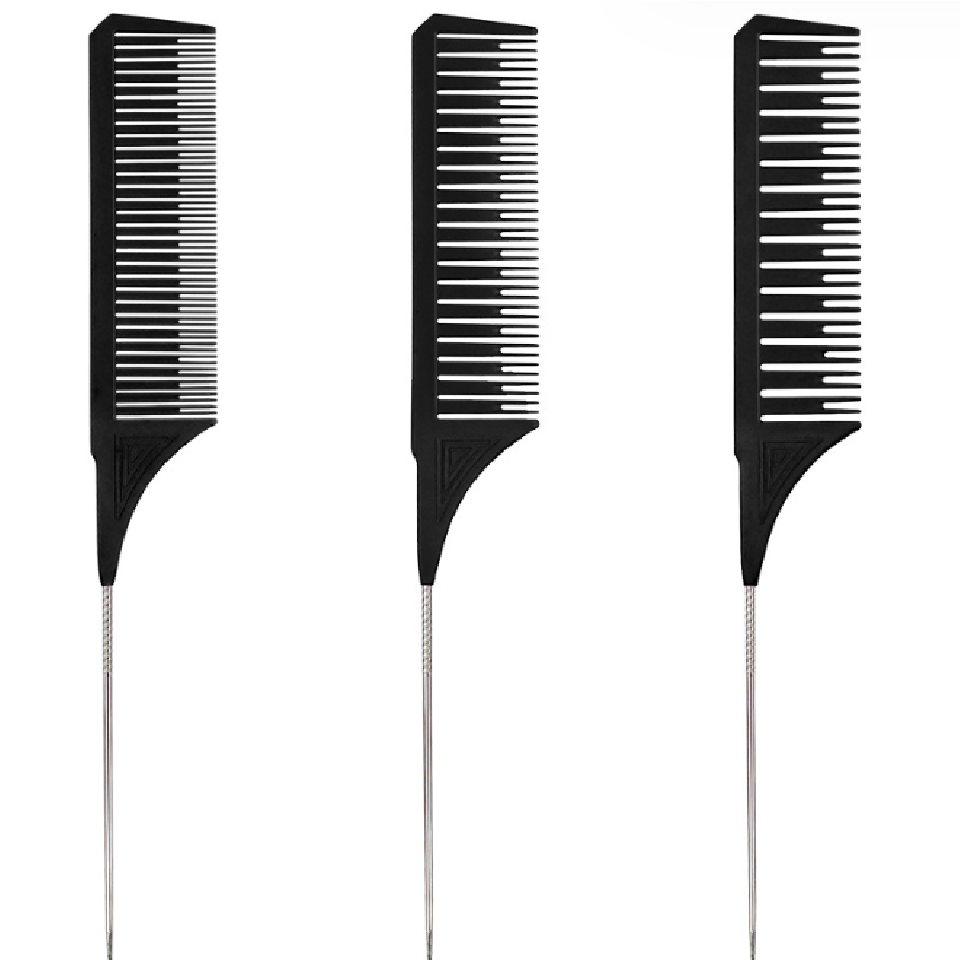 Комплект гребінців для мелірування Hots Professional Awesome Comb Black, 3 шт (HP98000)