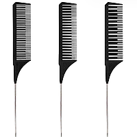 Комплект расчесок для мелирования Hots Professional Awesome Comb Black, 3 шт (HP98000)