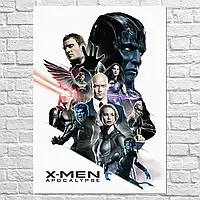 Плакат "Люди Икс: Апокалипсис, X-Men: Apocalypse (2016)", 60×43см