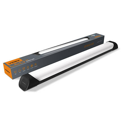 LED світильник лінійний Videx 36W 5000K IP20 600мм чорний VLE-BN-36065B, фото 1