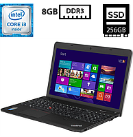 Ноутбук Lenovo E540/15.6"TN(1366x768)/Intel Core i3-4000M 2.40GHz/8GB DDR3/SSD 256GB/Intel HD Graphics