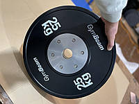 Диск 25 кг соревновательный 45см олимпийский 50.4мм бампер
