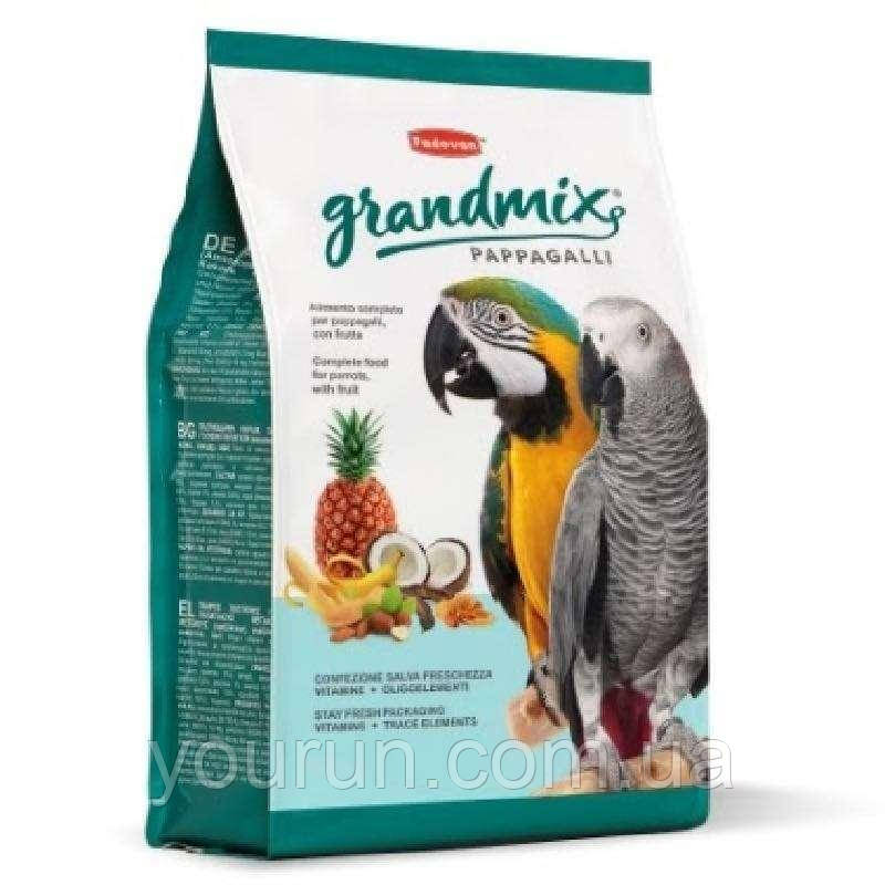Padovan (Падован) Grandmix pappagalli основний корм для великих папуг, 2кг
