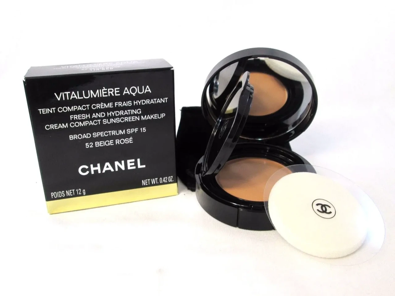 Тональный Крем Vitalumiere Aqua And Hydrating Cream Compact Makeup - 10 -  Beige (бежевый), Тестер — в Категории Тональный Крем на   (1950134930)