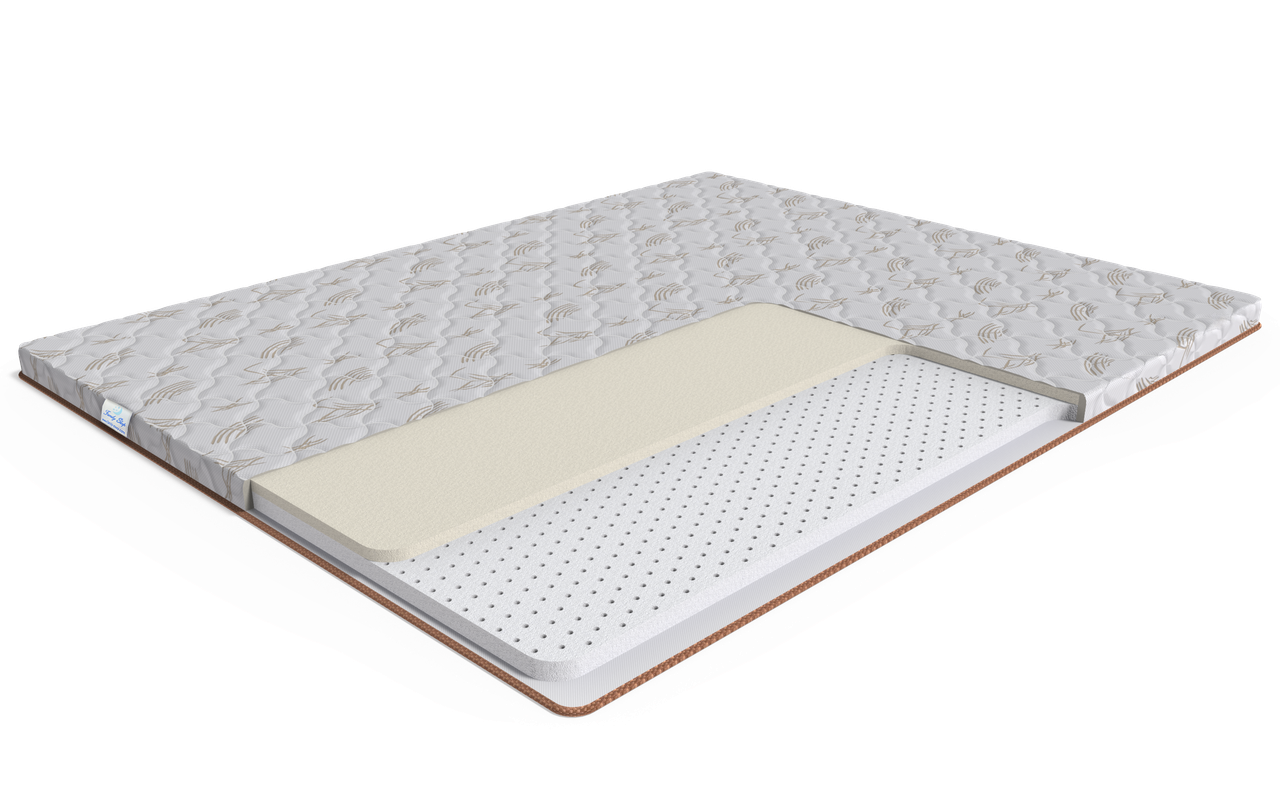 Топер м'який футон із піною Memory тонкий матрац на диван ліжко 6 см Royal Роял Gold collection Family Sleep, фото 1