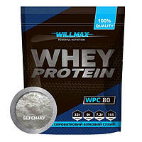 Сывороточный протеин Whey Protein 80% Willmax 920 г Без вкуса