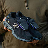 Чоловічі / жіночі кросівки New Balance 1906R X Cordura Pocket Black, чорні шкіряні кросівки нью беланс M1906R ню беленс нб, NB, фото 3