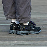 Чоловічі / жіночі кросівки New Balance 1906R X Cordura Pocket Black, чорні шкіряні кросівки нью беланс M1906R ню беленс нб, NB, фото 8