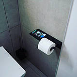 Тримач для туалетного паперу з полицею, фото 2