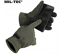 Зимние перчатки Mil-Tec Softshell Thinsulate, тактические зимние перчатки олива