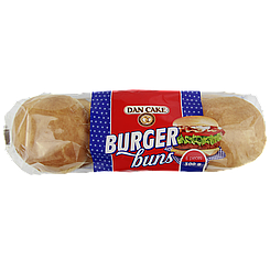 Булочки для бургерів Дан Кейк Dan Cake burger buns 6 pieces 300g 8шт/ящ (Код: 00-00015040)