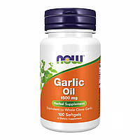 Чесночное масло Now Garlic Oil 1500mg 100 капс