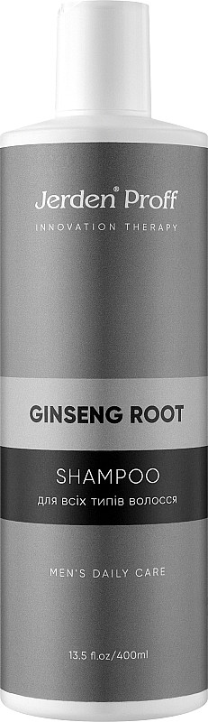 Шампунь Jerden Proff з екстрактом кореня женьшеню з кедровою олією  400мл (4823086629951)