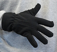 Перчатки зимние утепленные флисовые черные Reis Польские