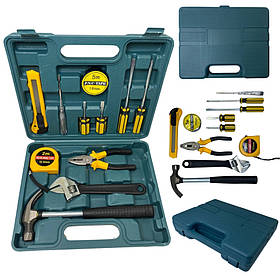 Універсальний набір інструментів 12 в 1 валізу для ремонту з викрутками та молотком для дому та дачі