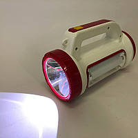 Фонарь кемпинговый с солнечной панелью и power bank 5158-LED-COB ZJ-434 Цвет: красный
