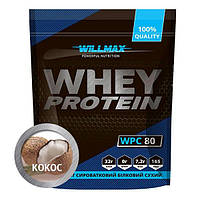 Сывороточный протеин Whey Protein 80% Willmax 920 г Кокос