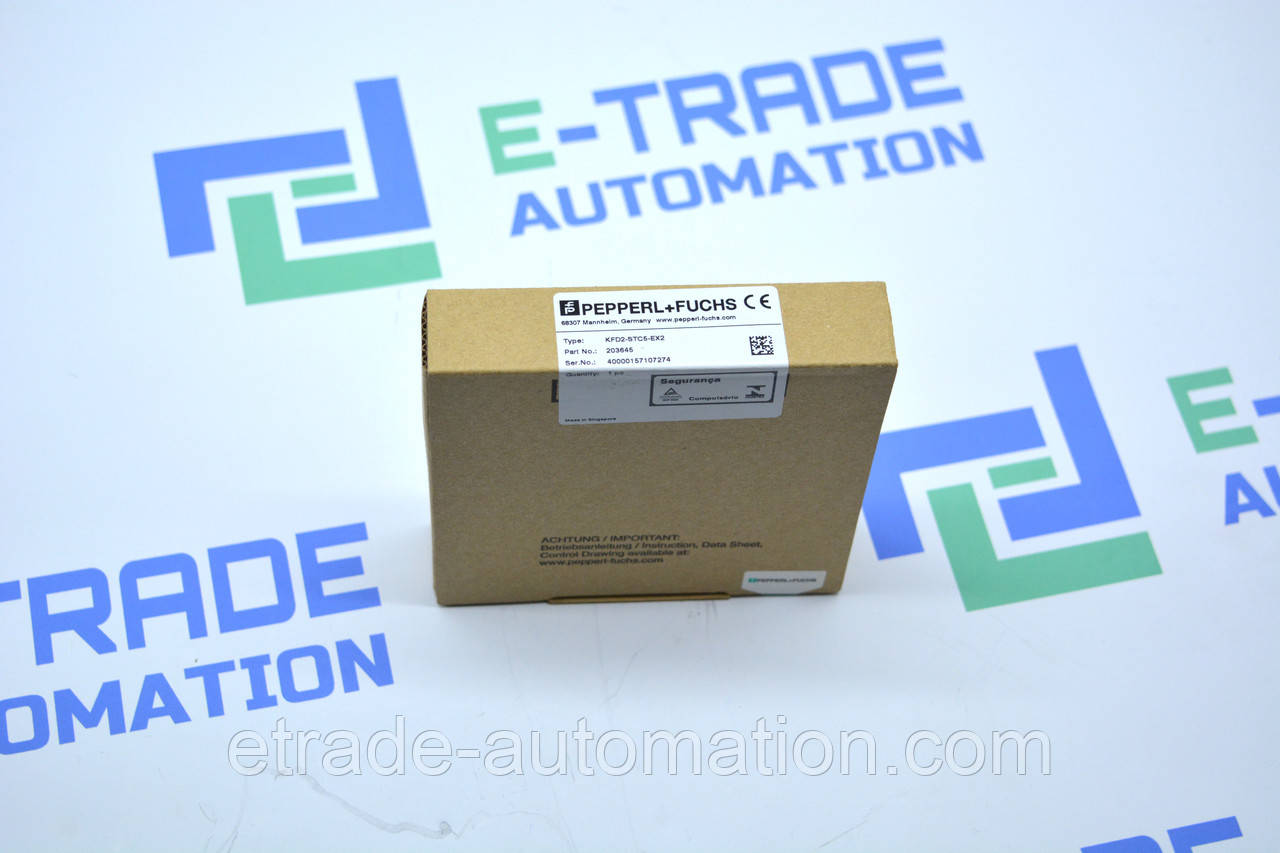 Бар'єр іскробезпеки Pepperl + Fuchs KFD2-STC5-EX2, фото 1