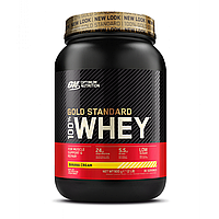 Концентрат сывороточного протеина (белка) Optimum Nutrition Gold Standart 100% Whey 900г Ваниль