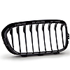 Решітка ноздрі радіатора BMW (БМВ) 1 Series F20 F21 (2011-2019) Чорний Глянець, фото 6