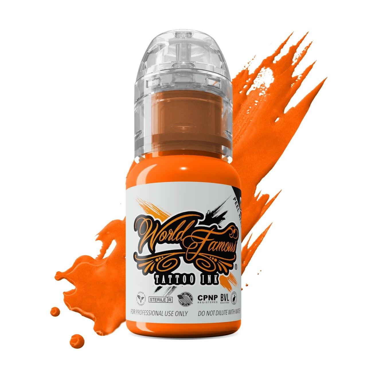 Фарба для тату World Famous Ink Everest Orange, 15 мл
