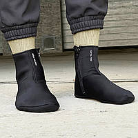 Мужские термо носки на молнии / Тактические черные термо носки для военных / Зимние военные носки термо XXL