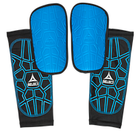 Щитки футбольні Select SHIN GUARD SUPER SAFE v23 синій, чорний Уні XS (зріст 134см)