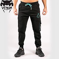 Чоловічі спортивні штани для тренувань джоггери для бігу Venum Assassin's Creed Joggers Black Blue