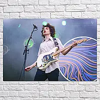 Плакат "Финн Вулфхард с гитарой, Finn Wolfhard", 40×60см
