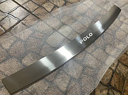 Накладки на бампер з загином Volkswagen POLO V 4-дверцята з 2009 р.