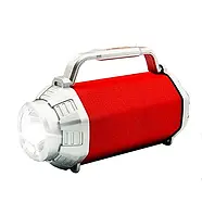 Портативний ліхтар з радіо EVERTON RT-892 Червоний, фото 2