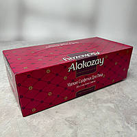 Alokozay, 200 шт, Салфетки двухслойные, белые, 220х195 мм