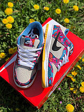 Чоловічі кросівки Nike Dunk Low Pro Parra Abstract Art Multicolor DH7695-600, фото 4