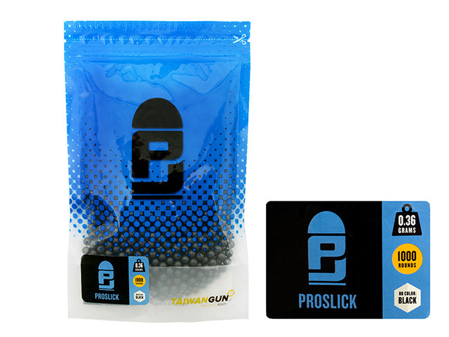 Кульки 6 мм для іграшкової зброї Airsoft BBs PROSLICK P&J 0.36 г — 1000 шт [P&J]