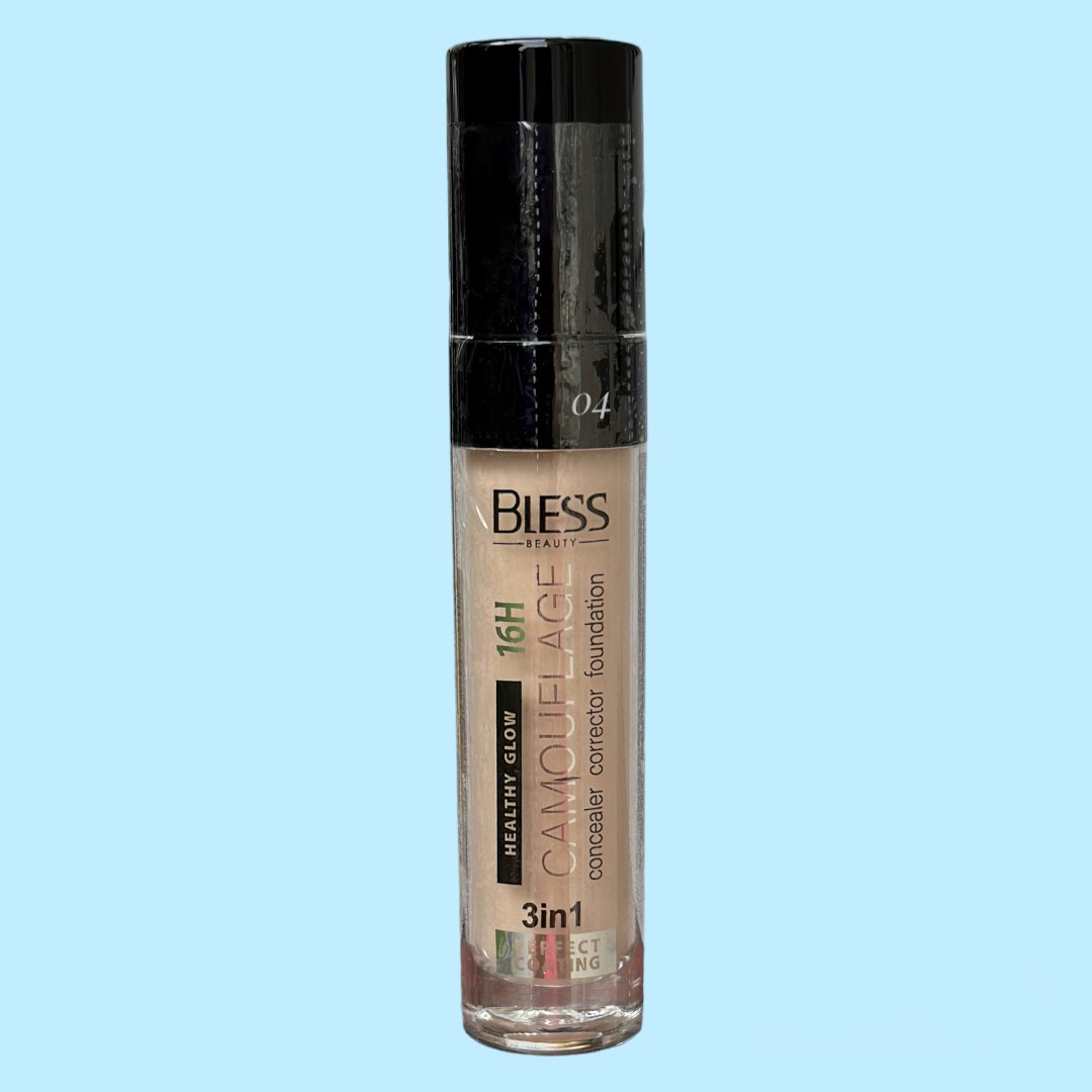 Консилер з пензликом Bless Beauty Camouflage 3 in 1 Concealer 04, 9 мл