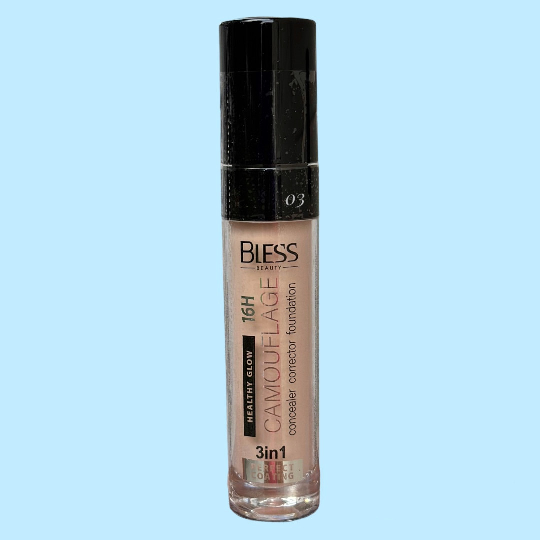 Консилер з пензликом Bless Beauty Camouflage 3 in 1 Concealer 03, 9 мл, фото 1
