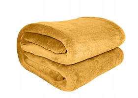 Ковдра покривало 150х200 гірчичний відтінок