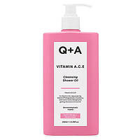 Вітамінізована олія для душу Q+A Vitamin A.C.E Cleansing Shower Oil