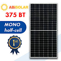 Монокристаллическая солнечная панель Abi Solar AB375-60MHC 375Вт для электростанции
